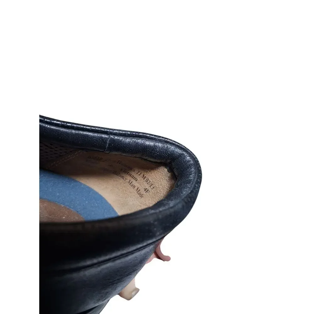 Clarks Plus Black Leather‎ Mens size 11M Casual Career Church Slip-on Loafers